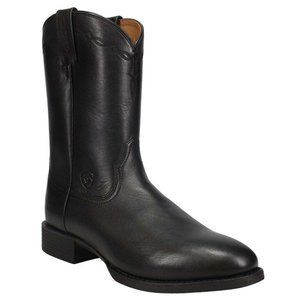 Men's Ariat Black Heritage Roper Boots 11 D Cowboy Motorcycle